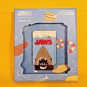 Loungefly Jaws VHS Movie Tape LE 3" Sliding Enamel Pin Horror Movie NEW